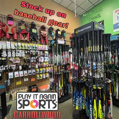Shop online or in store to find gear and equipment for exercise & fitness, football, baseball & softball, golf, ice hockey, soccer, lacrosse, track & field, snowboarding, bicycles, volleyball, and. . Play it again sports near me